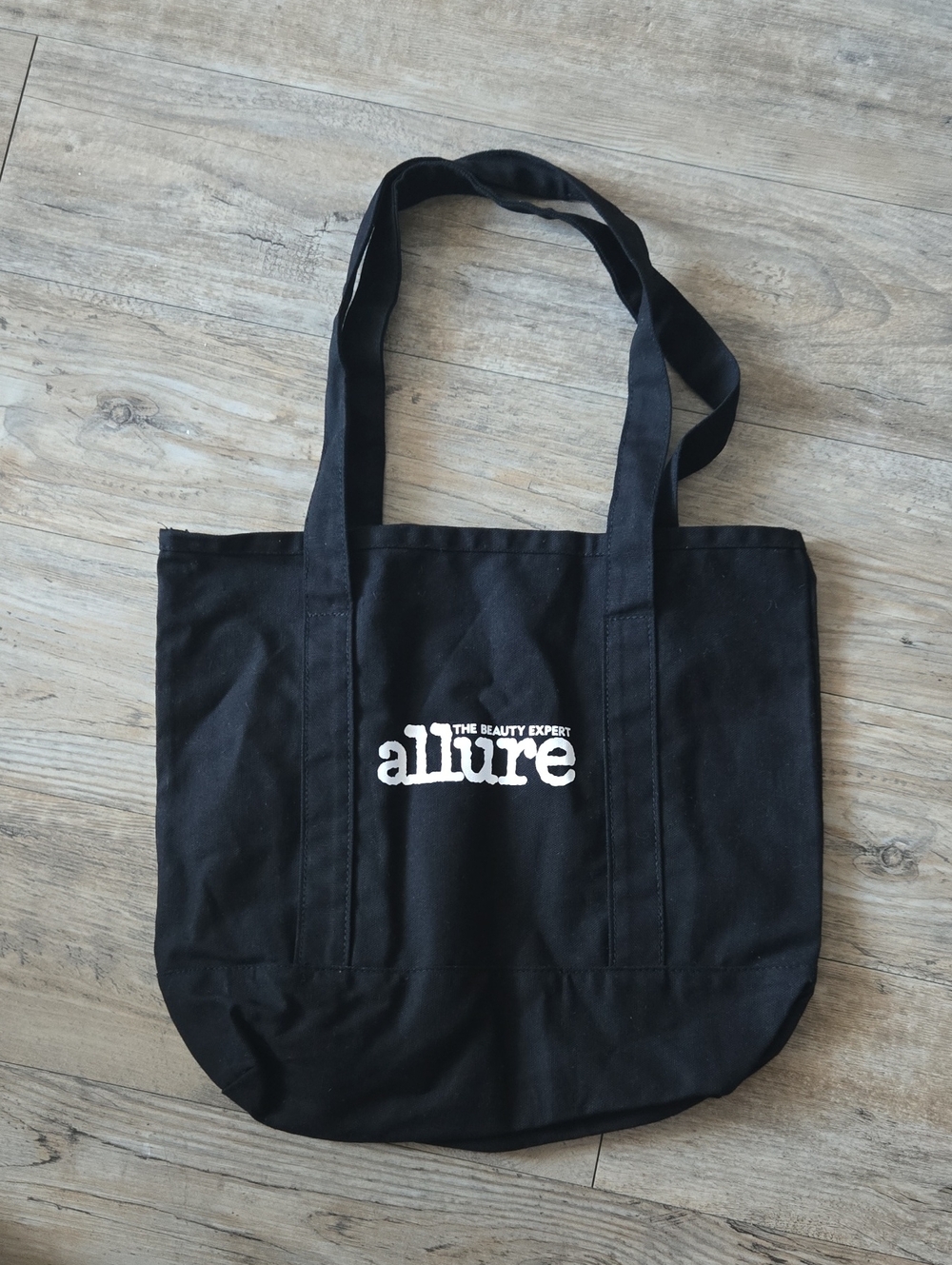 Allure Black Canvas Tote